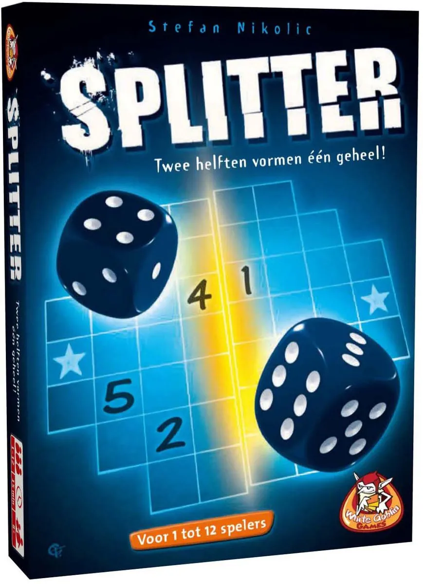 White Goblin Games Splitter Dobbelspel - 1 tot 12 Spelers - Meerdere Kleuren