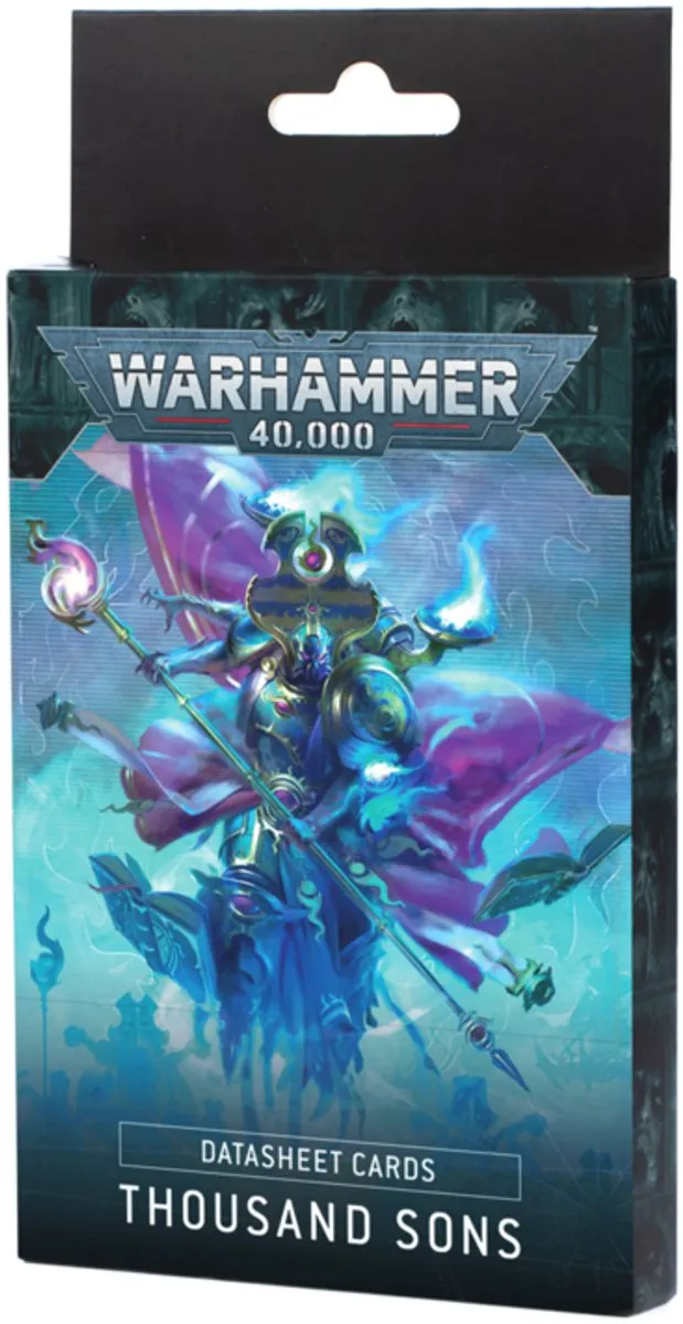 Warhammer 40K Thousand Sons Datasheet Cards 36-02