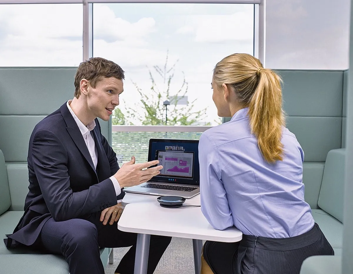 Jabra Speak 410 MS Speakerphone - Zwart