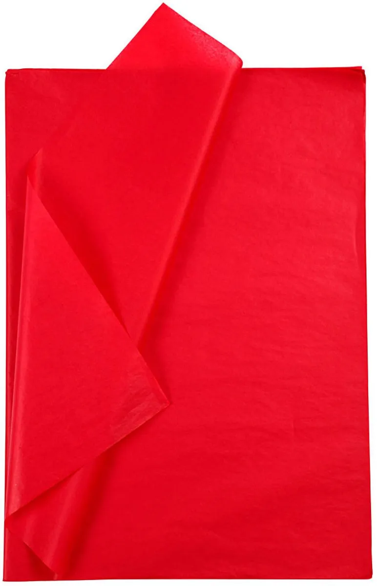 Creativ Company Tissuepapier Rood 50x70cm - 10 Vellen