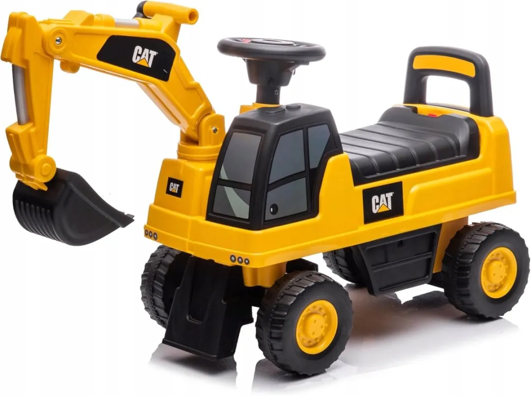 Caterpillar Kindergraafmachine Loopauto 80-010 - Geel/Zwart