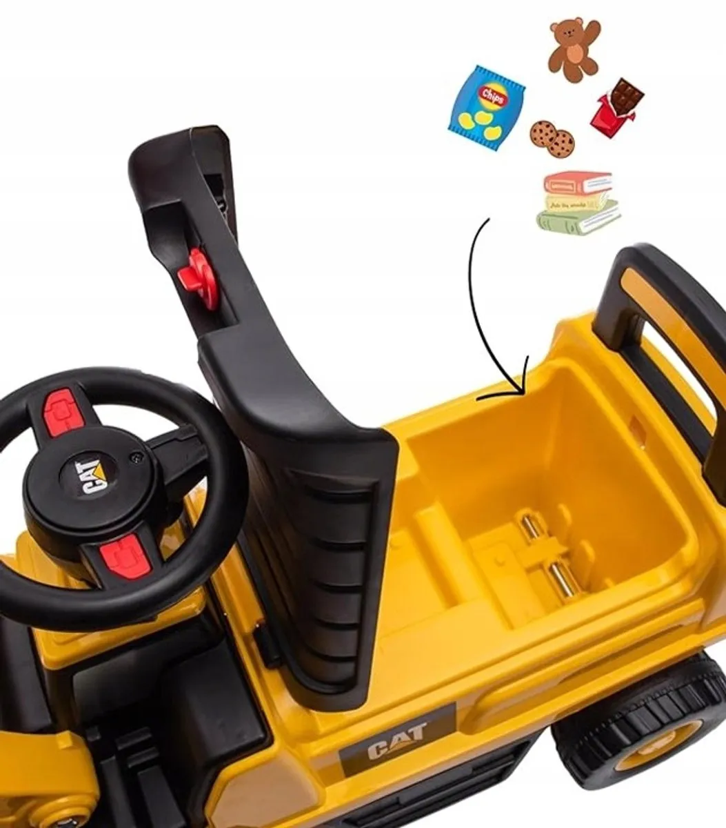 Caterpillar Kindergraafmachine Loopauto 80-010 - Geel/Zwart