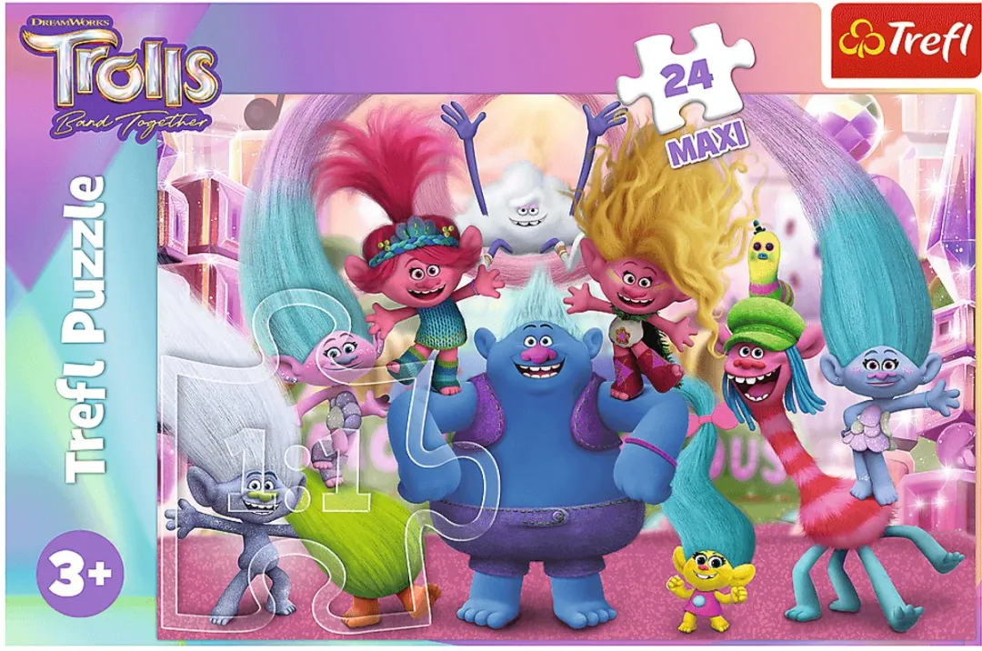 Trefl Stripfiguren Puzzel 24 Stuks - 3 jaar