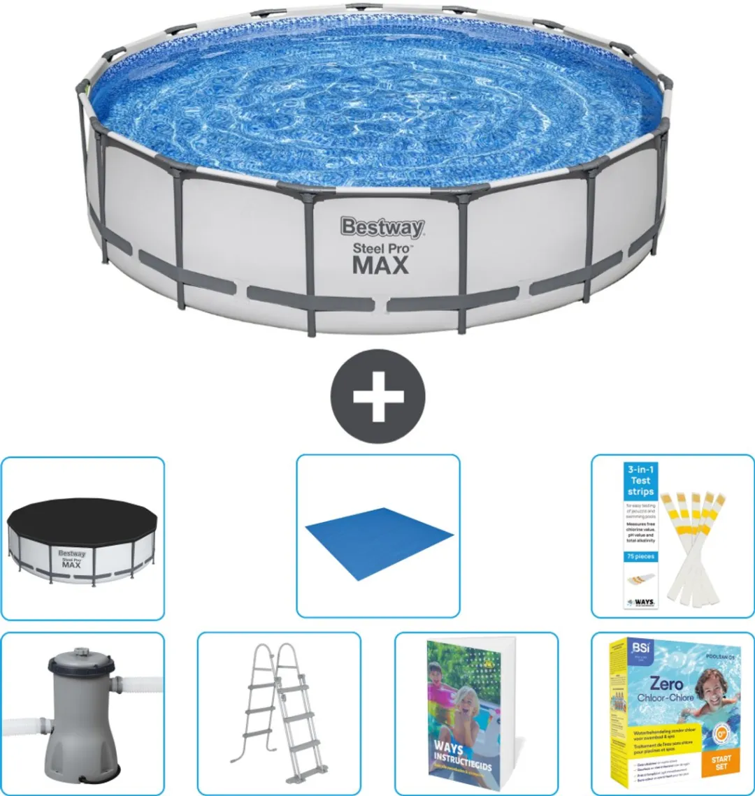 Bestway Steel Pro MAX Zwembad 457x107cm