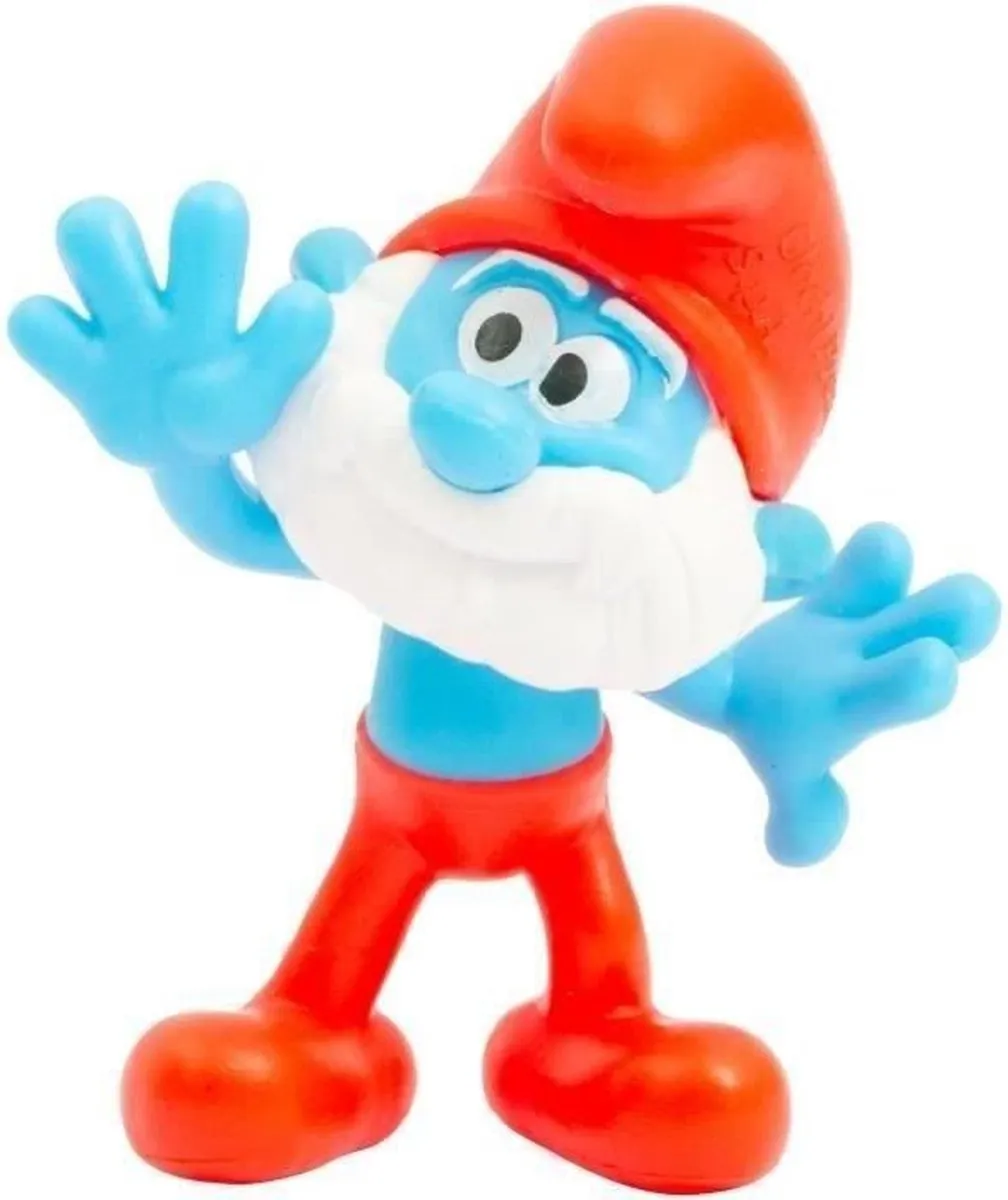 GP TOYS Smurfen Speelset PUF142 - Azrael, Smurfin & Boerensmurf - Blauw