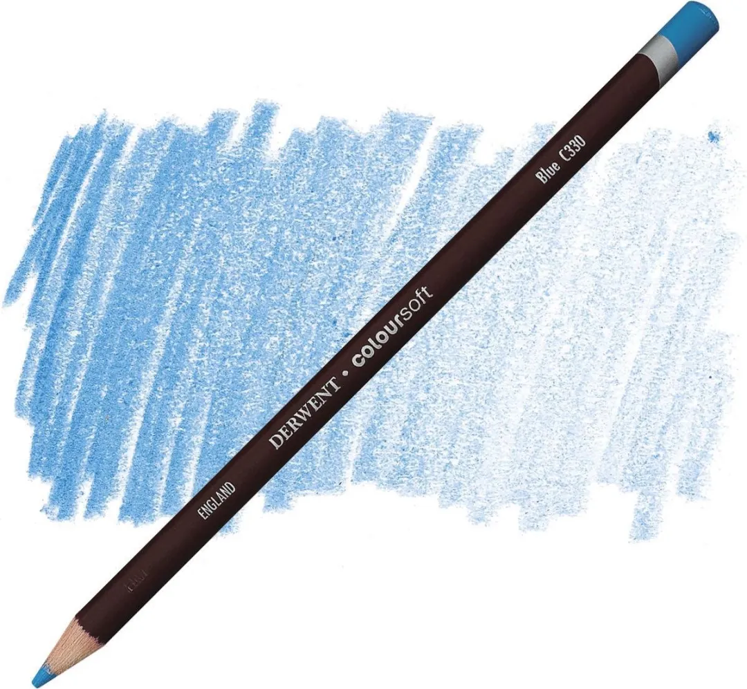 Derwent Coloursoft Potlood Blauw C330