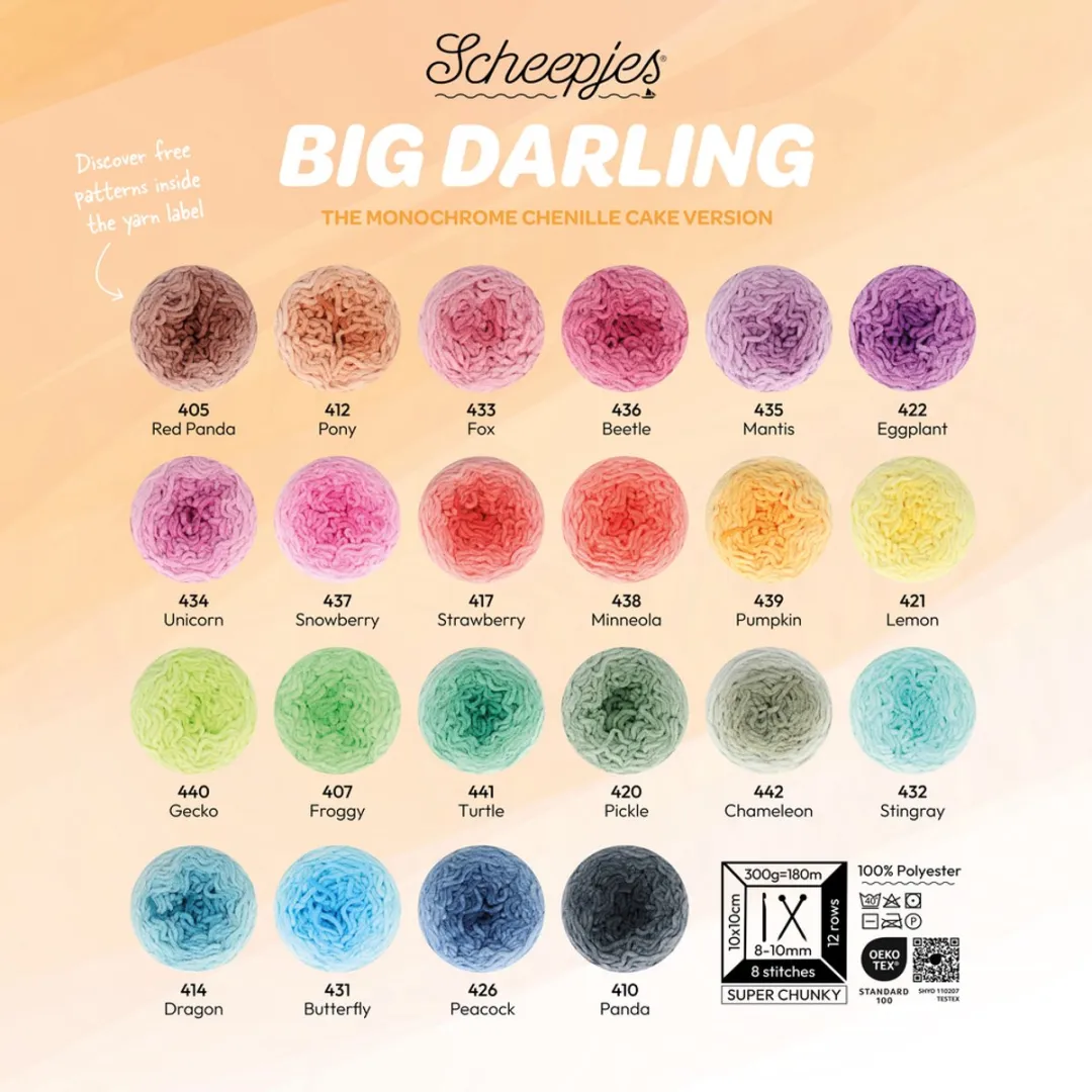 Tote bag Beertje haakpakket - 421 Lemon - compleet pakket - big darling monochrome - Scheepjes