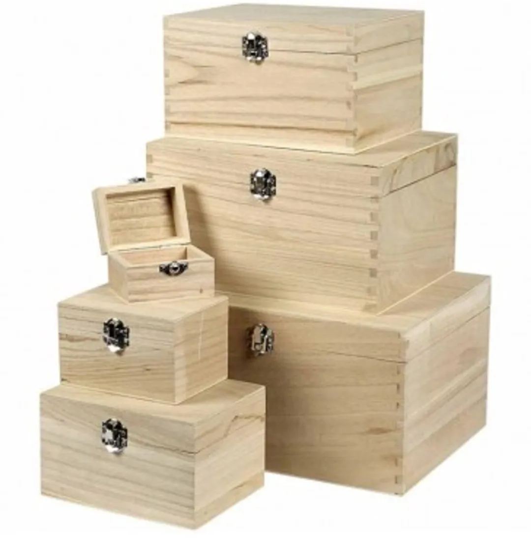 Creativ Company Houten Dozen Set 6 Stuks