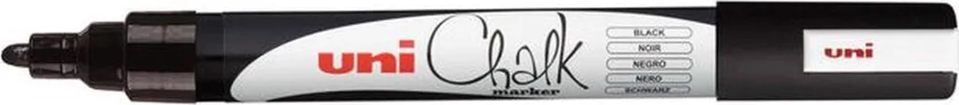 Posca PWE 5M N Chalk Marker - Zwart - 1,8-2,5mm - afbeelding 6 van 6