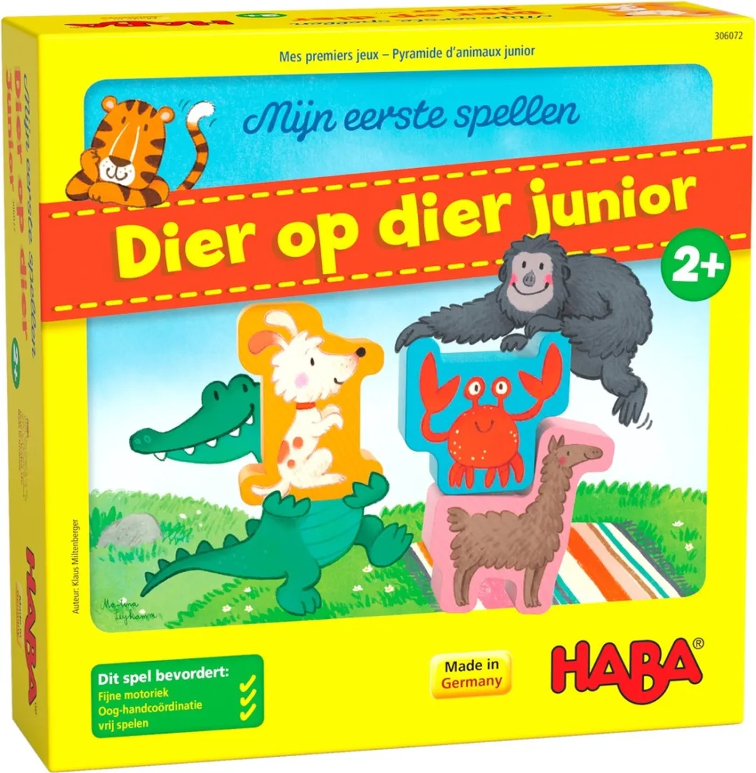 Haba Dier Op Dier Junior Bordspel