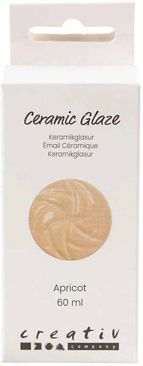Creativ Company Keramiek Glazuur Apricot 60ml