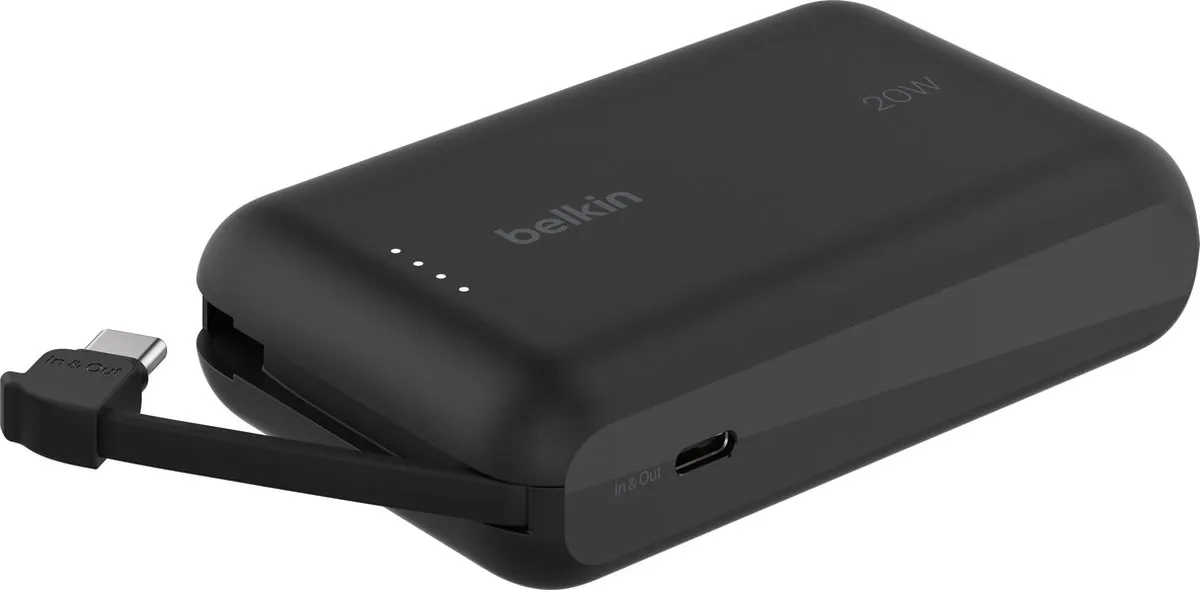 Belkin BoostCharge Powerbank 10.000mAh BPB021hqBK - 20W - Zwart