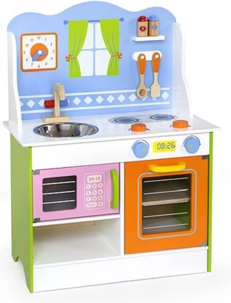 Viga Toys Houten Kinderkeuken Provence