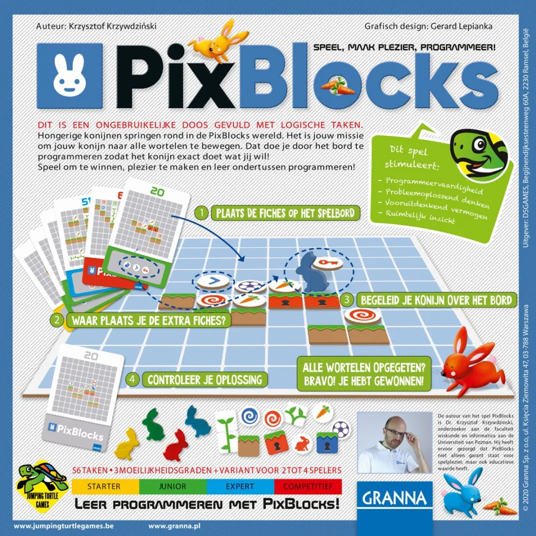 PixBlocks - Al spelend leren programmeren - STEM principes - Digital thinking