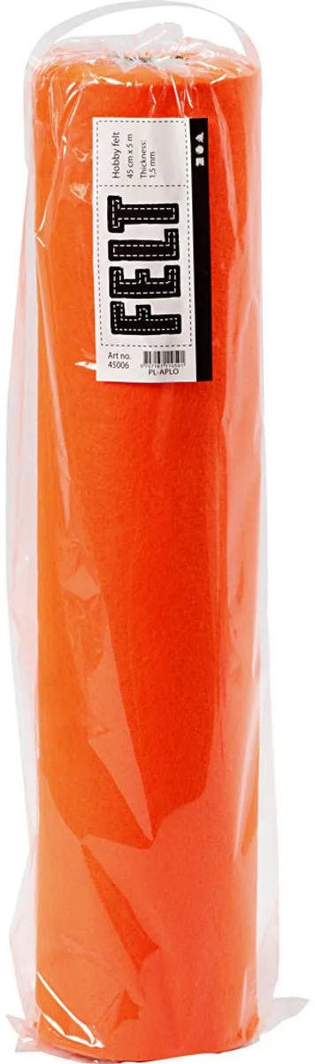 Creativ Company Hobbyvilt Rol 5m - Oranje