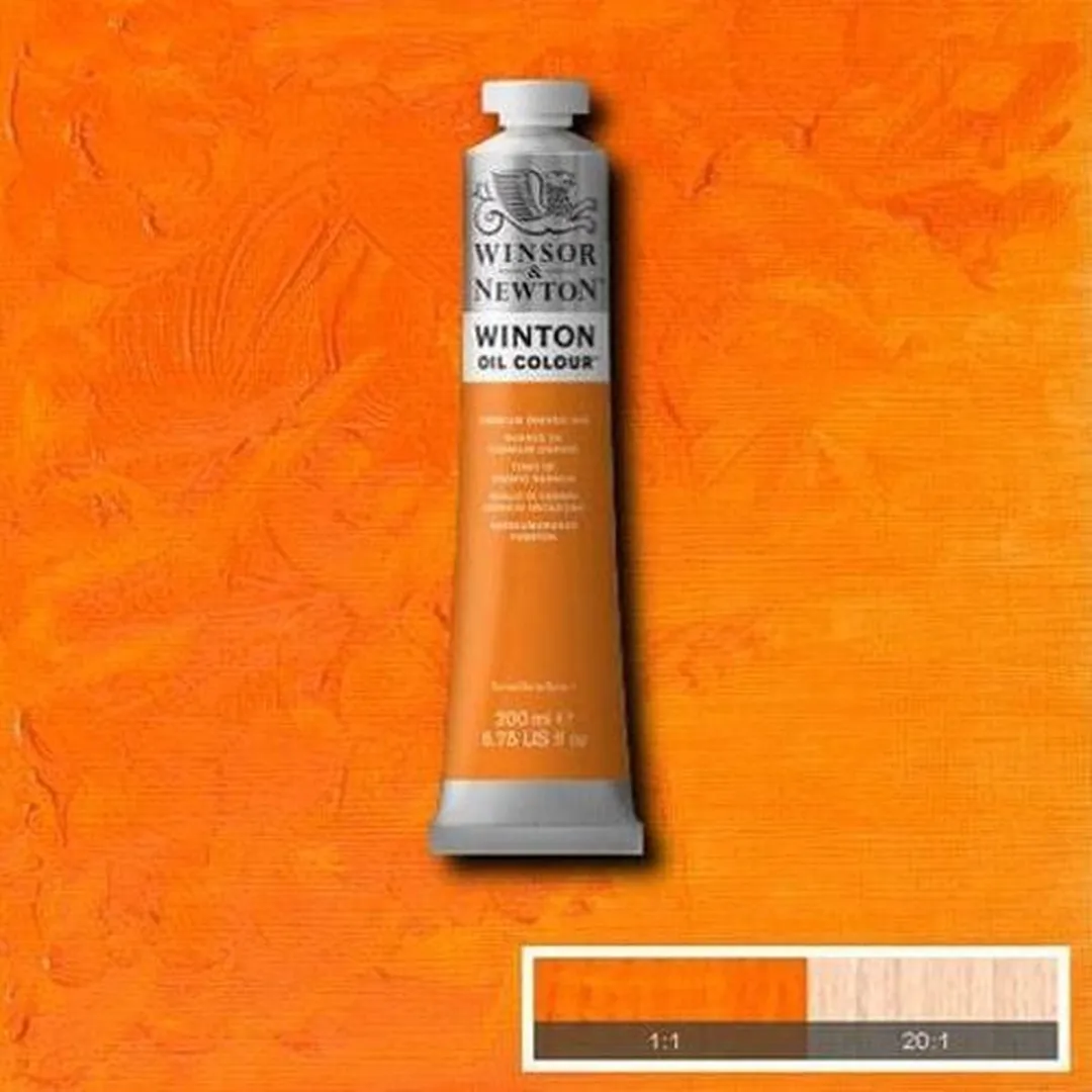 Winsor & Newton Winton Olieverf Cadmium Orange Hue 200ml