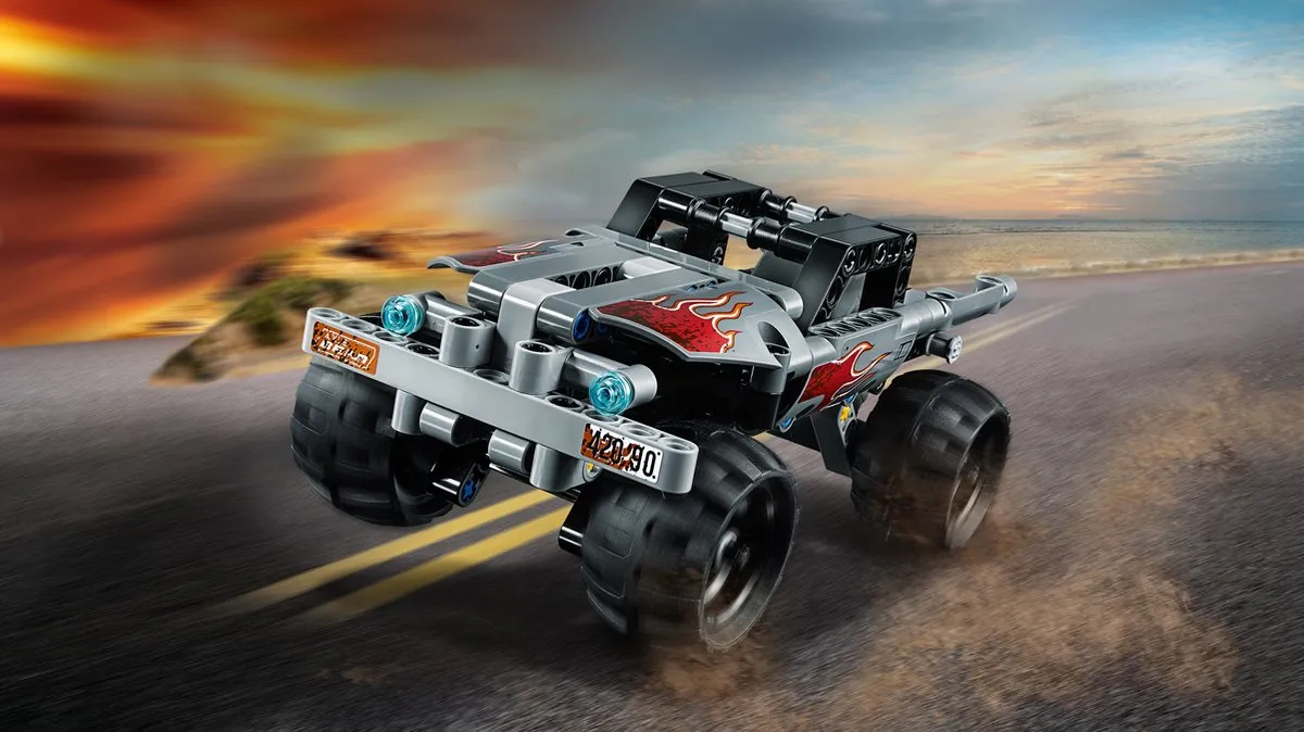 LEGO Technic Vluchtwagen 42090 - 128 Stukken - afbeelding 3 van 6