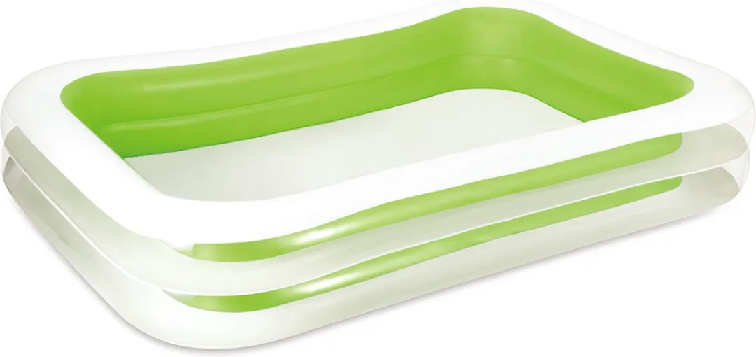 Summer Waves - Deluxe familiezwembad met 2 ringen - 262 x 175 x 46 cm