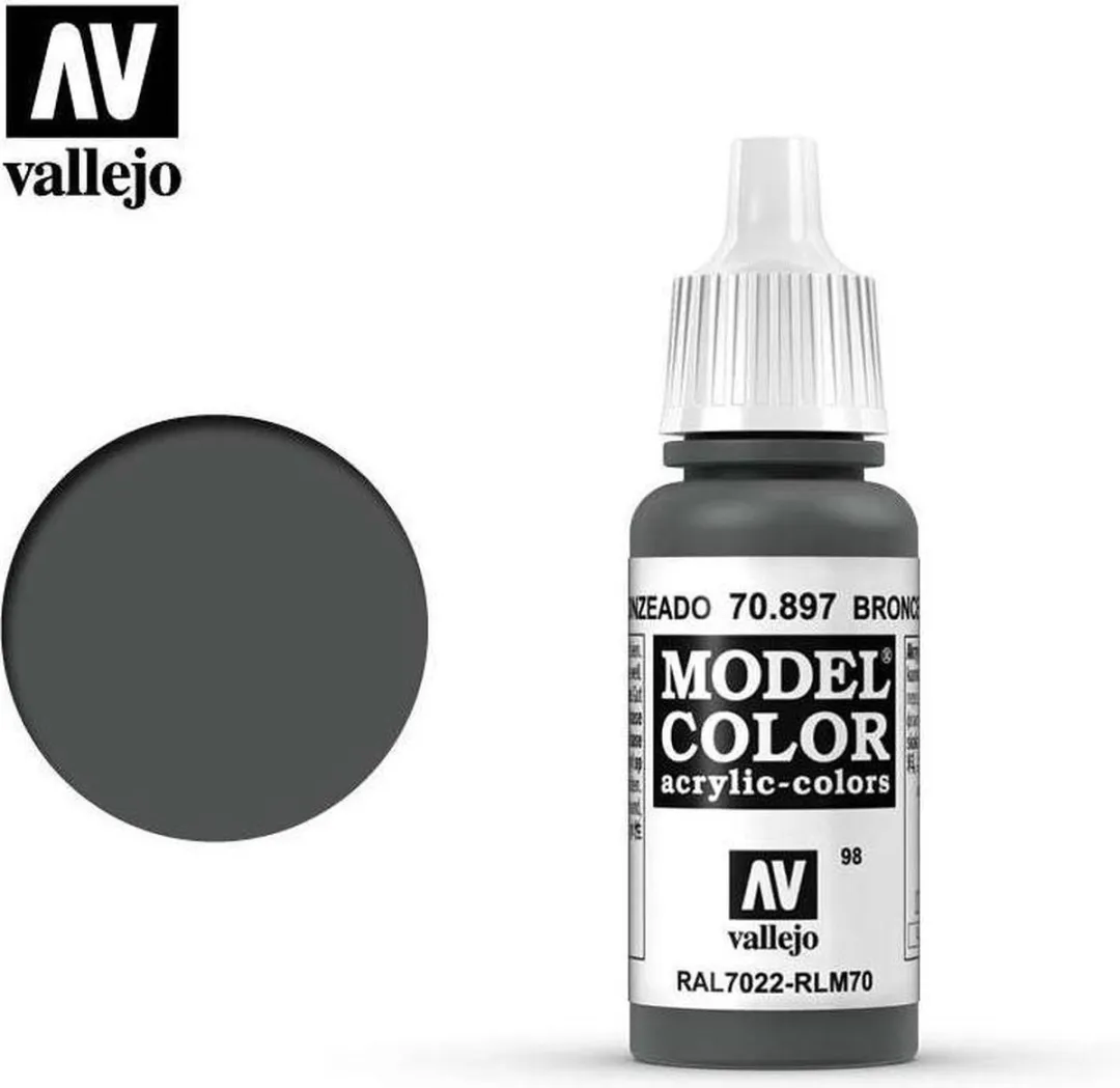 Vallejo Model Color Bronze Green Acrylverf 17ml