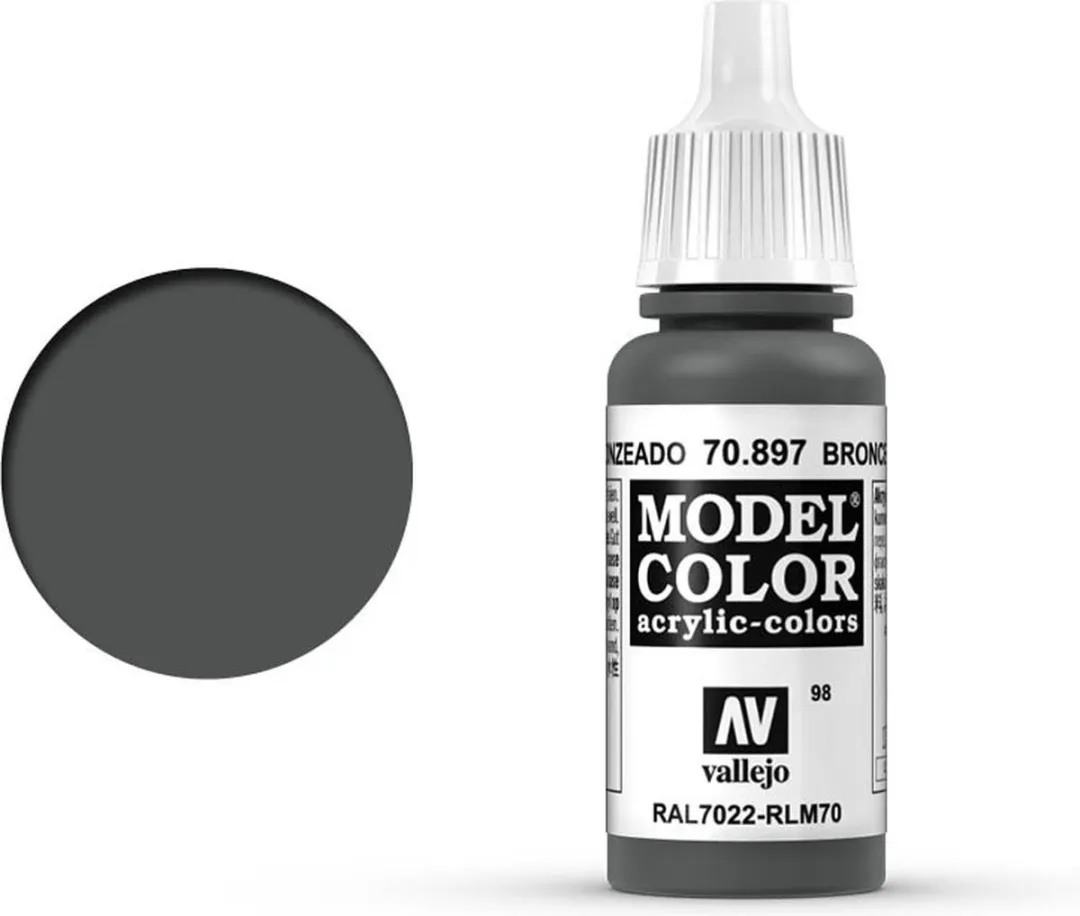 Vallejo Model Color Bronze Green Acrylverf 17ml