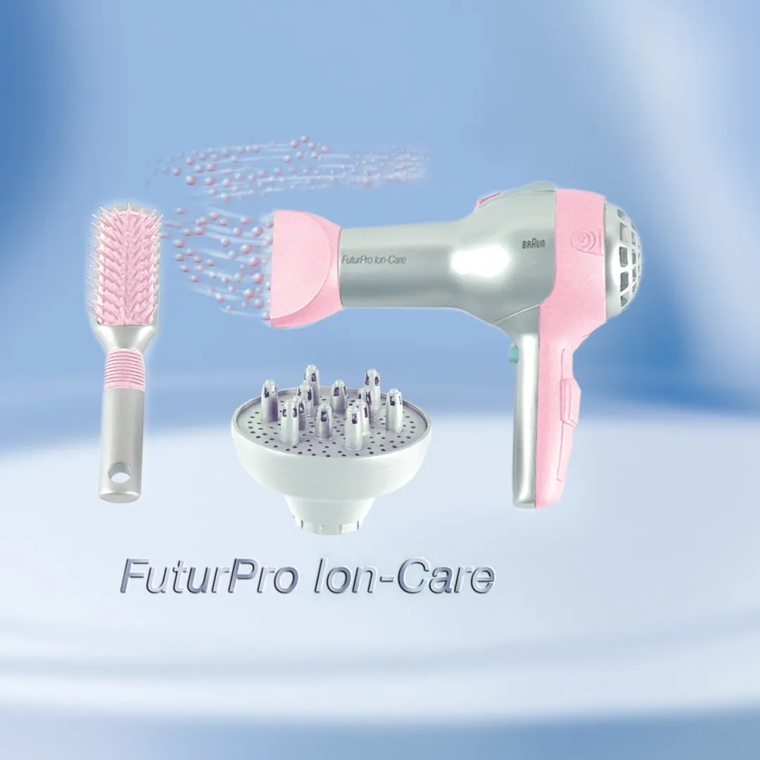 Klein Toys Braun Haardroger Set - Roze/Grijs