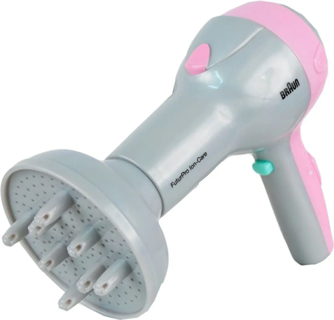 Klein Toys Braun Haardroger Set - Roze/Grijs