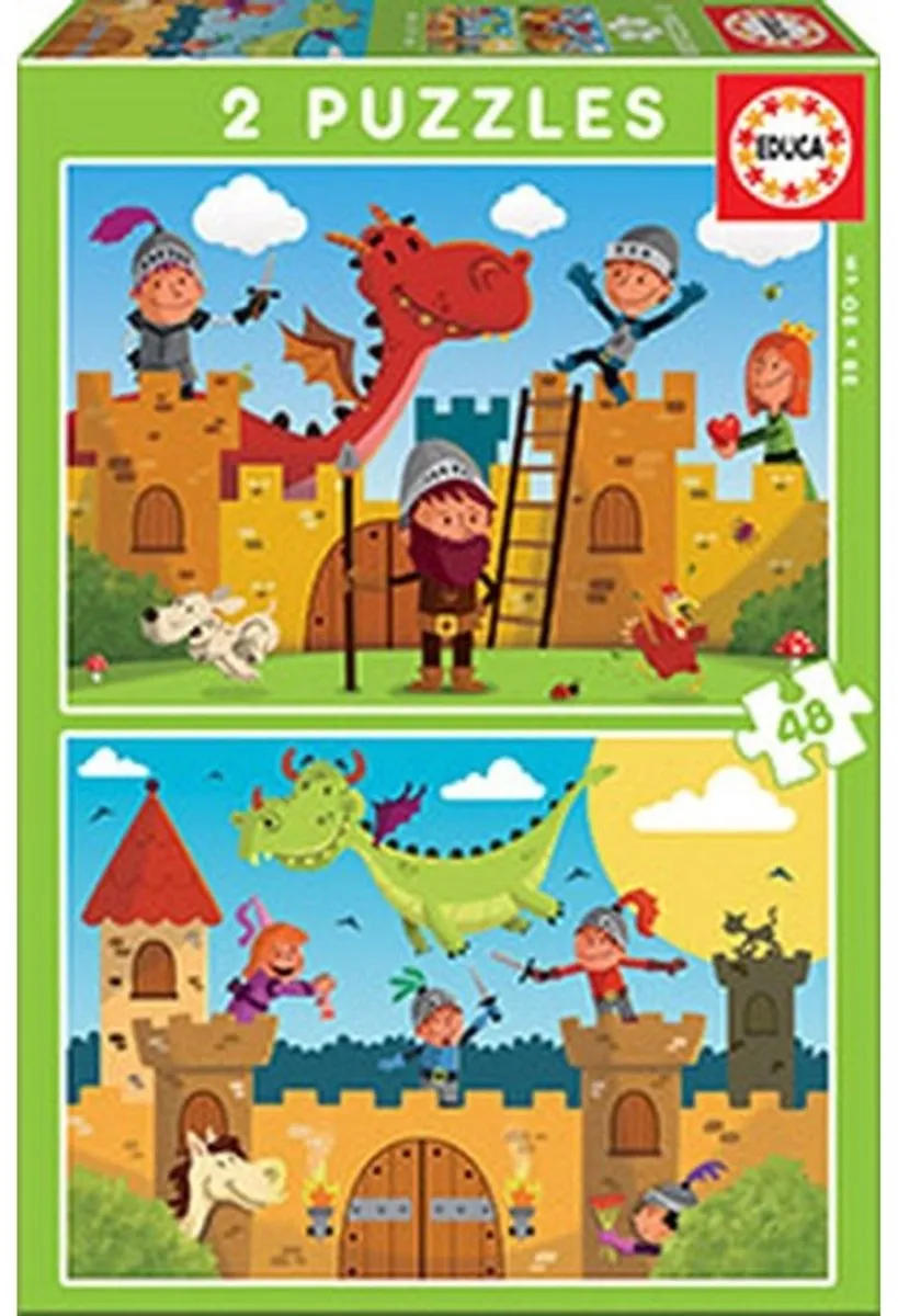 Educa Het Drakenkasteel Puzzel 96 Stuks