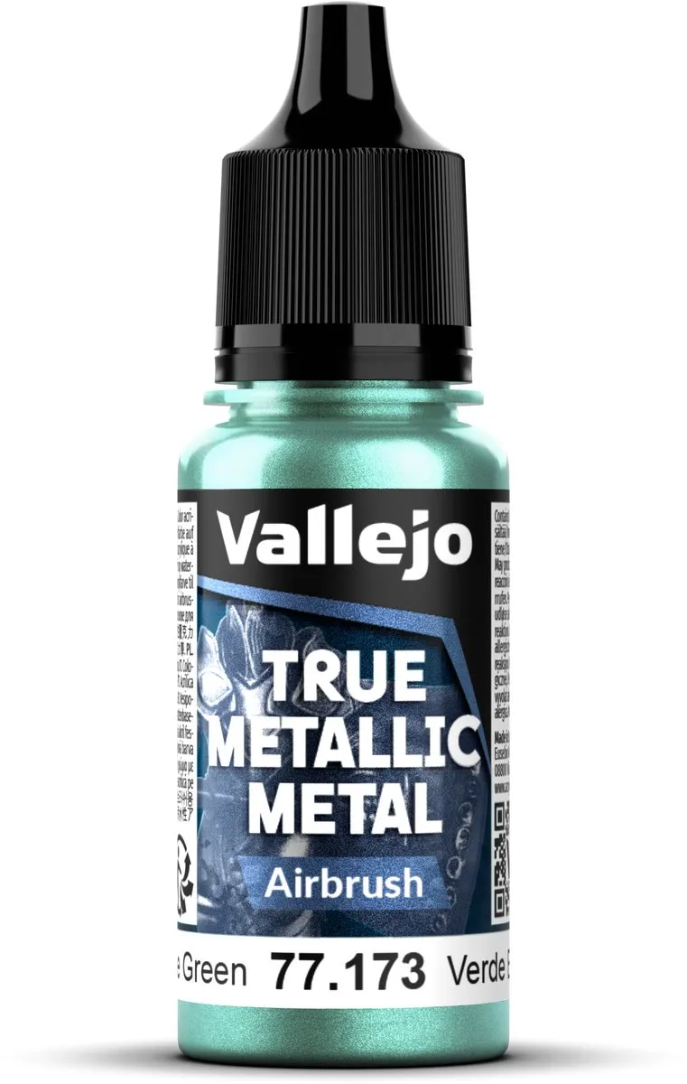 Vallejo Hobbyverf True Metallic Metal Airbrush Kever Groen 18ml