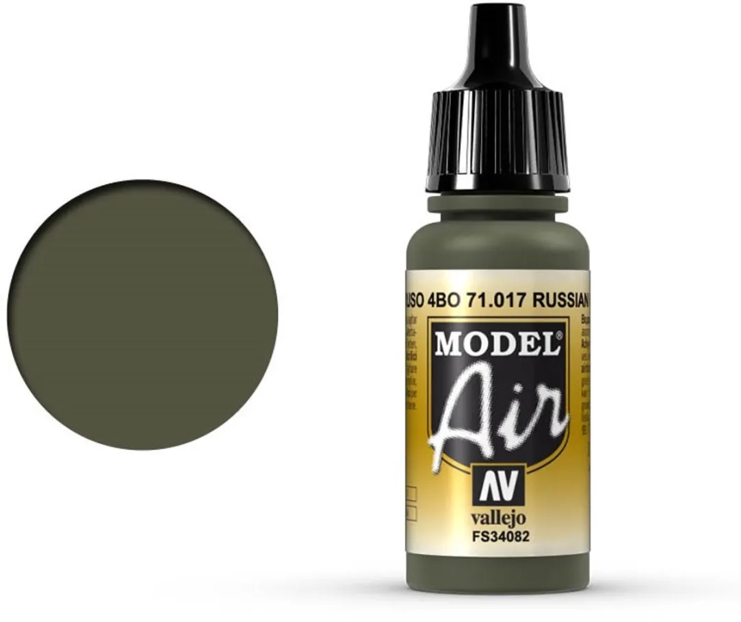 Vallejo Hobbyverf Acryl Model Air Russian Green 17ml