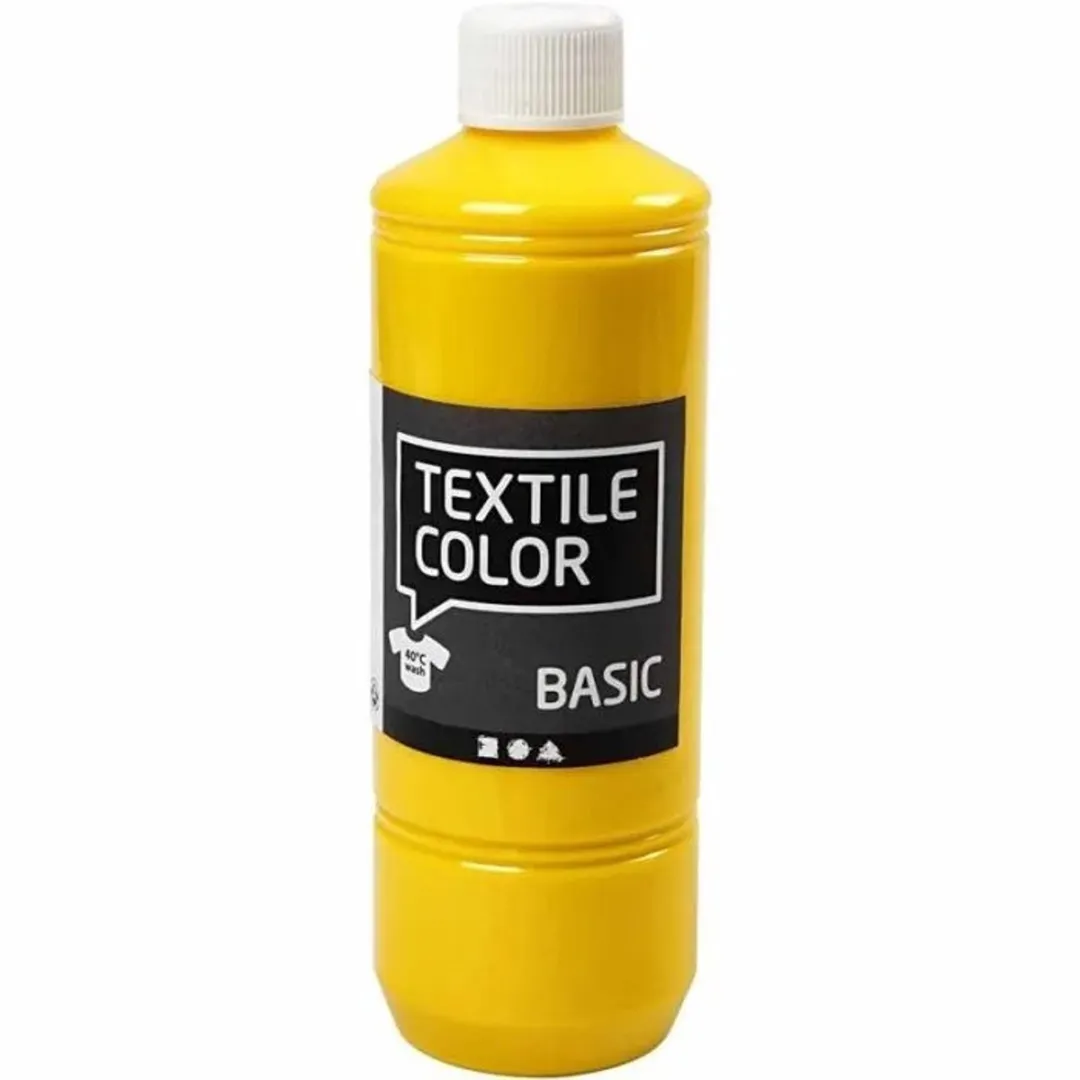 Creativ Company Textielverf Primair Geel 500ml