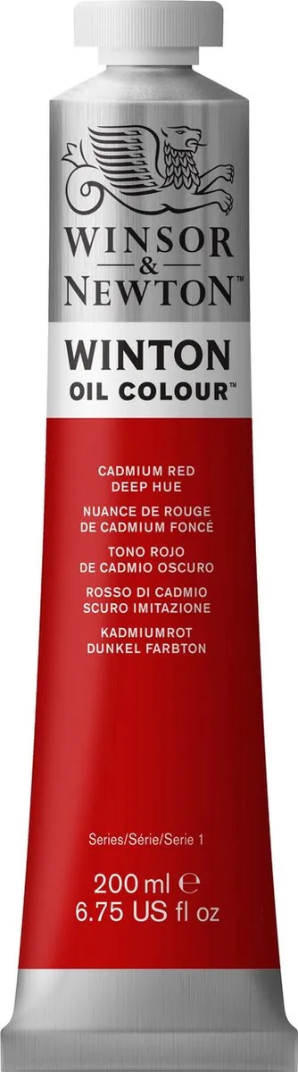 Winsor & Newton Winton Olieverf Cadmium Red Deep Hue 200ml