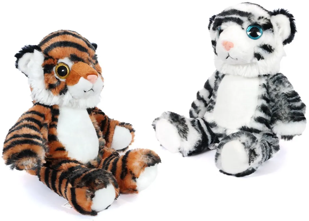 PIA Soft Toys Pluche Tijger - Bruin 30cm