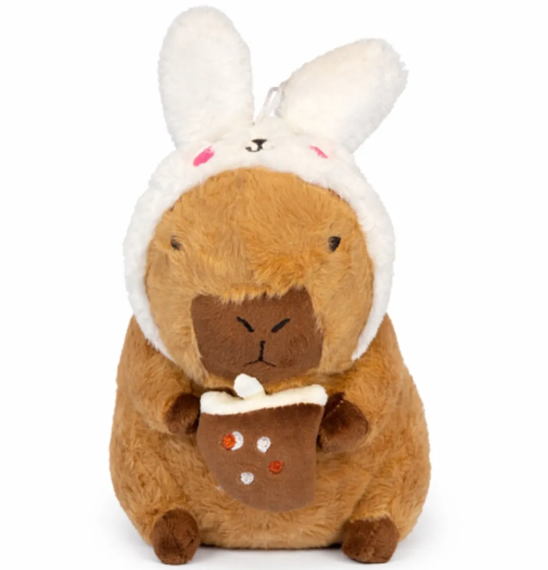 Topknuffels Capibara Paashaas Pluche Knuffel 25cm