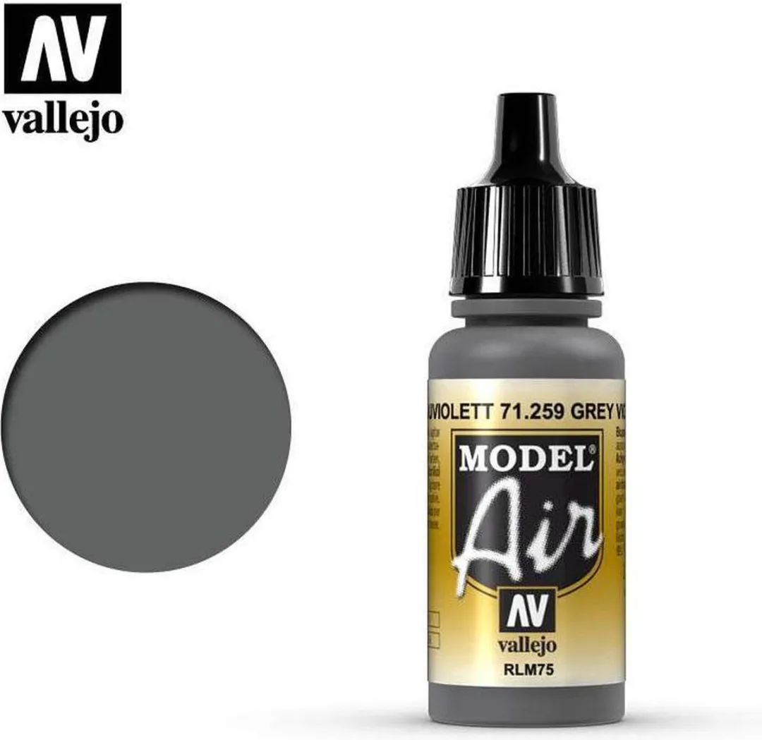 Vallejo Model Air Grey Violet RLM75 Acrylverf 17ml