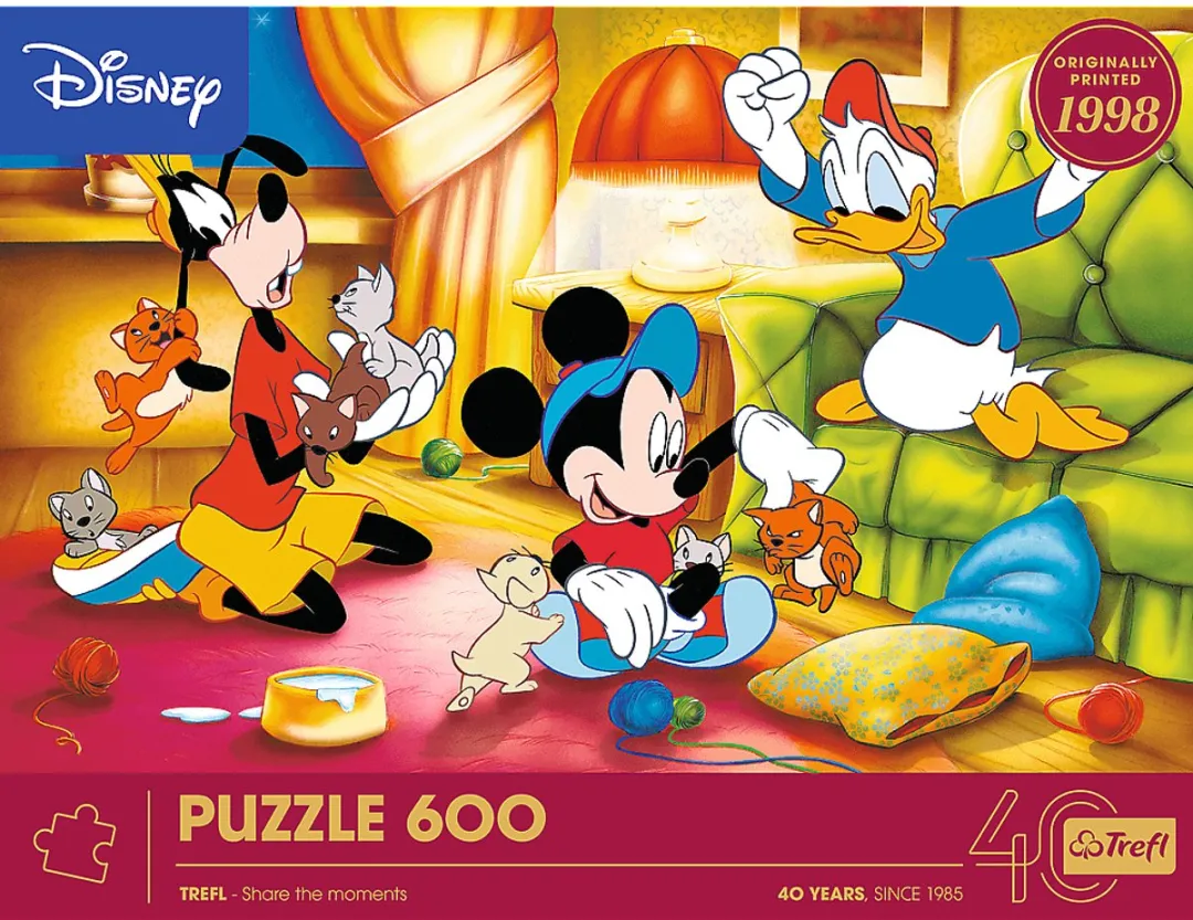 Trefl Mickey Mouse & Friends Puzzel 600 Stuks - Multicolor