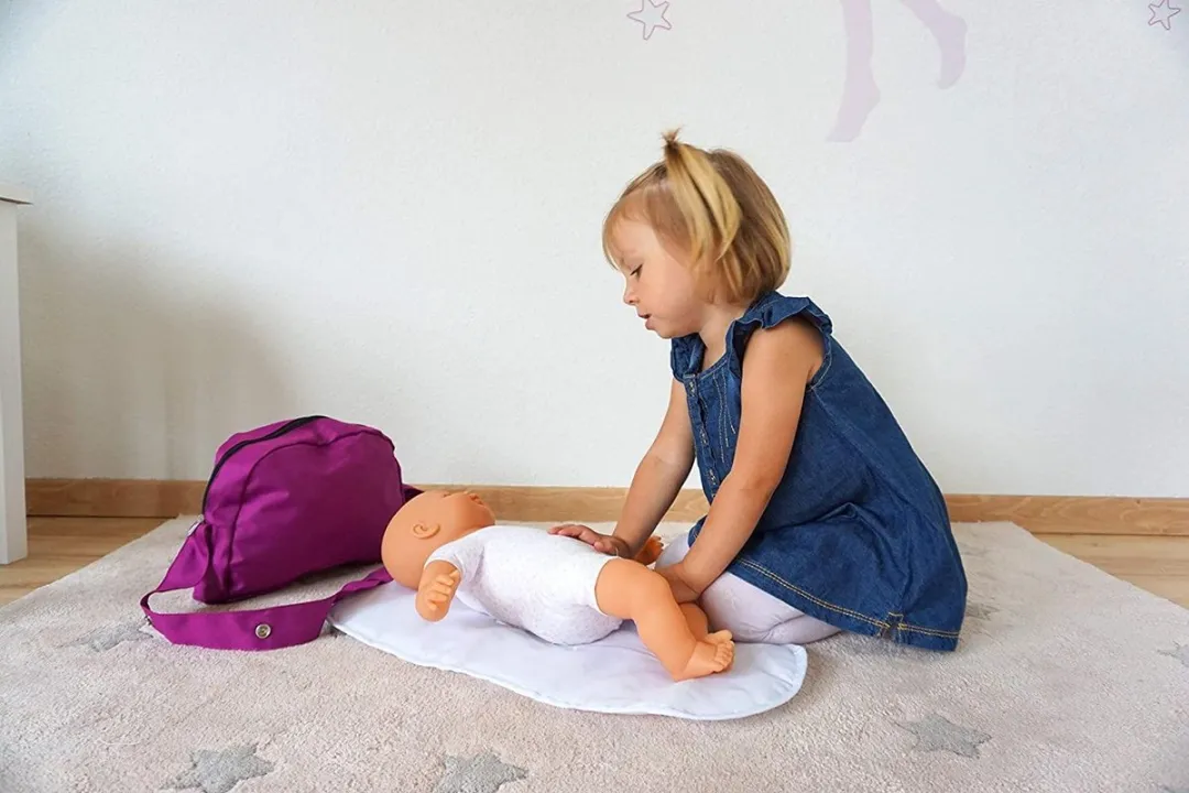 Knorrtoys Poppenverzorgingsluiertas - Paars