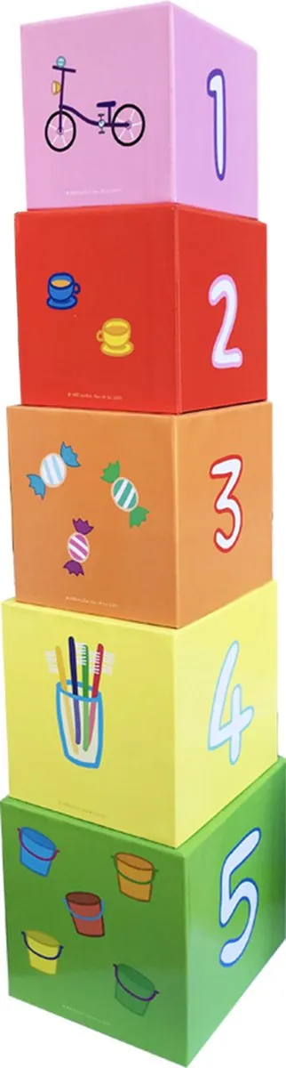 Peppa Pig Stapelblokjes met beeldjes - Speelgoed - Stapeltoren - Stapelblokken