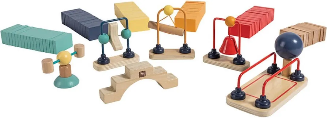 Eurekakids Houten Domino Set 107-delig - Multi