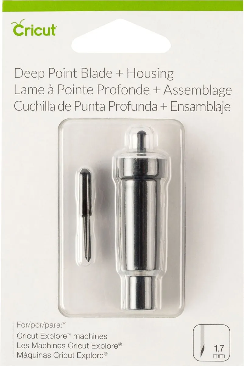 Cricut Deep-Point Blade + Behuizing