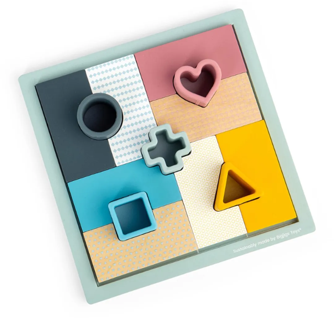 BigJigs Houten Mozaïek Puzzel 1000 Stuks - Multicolor