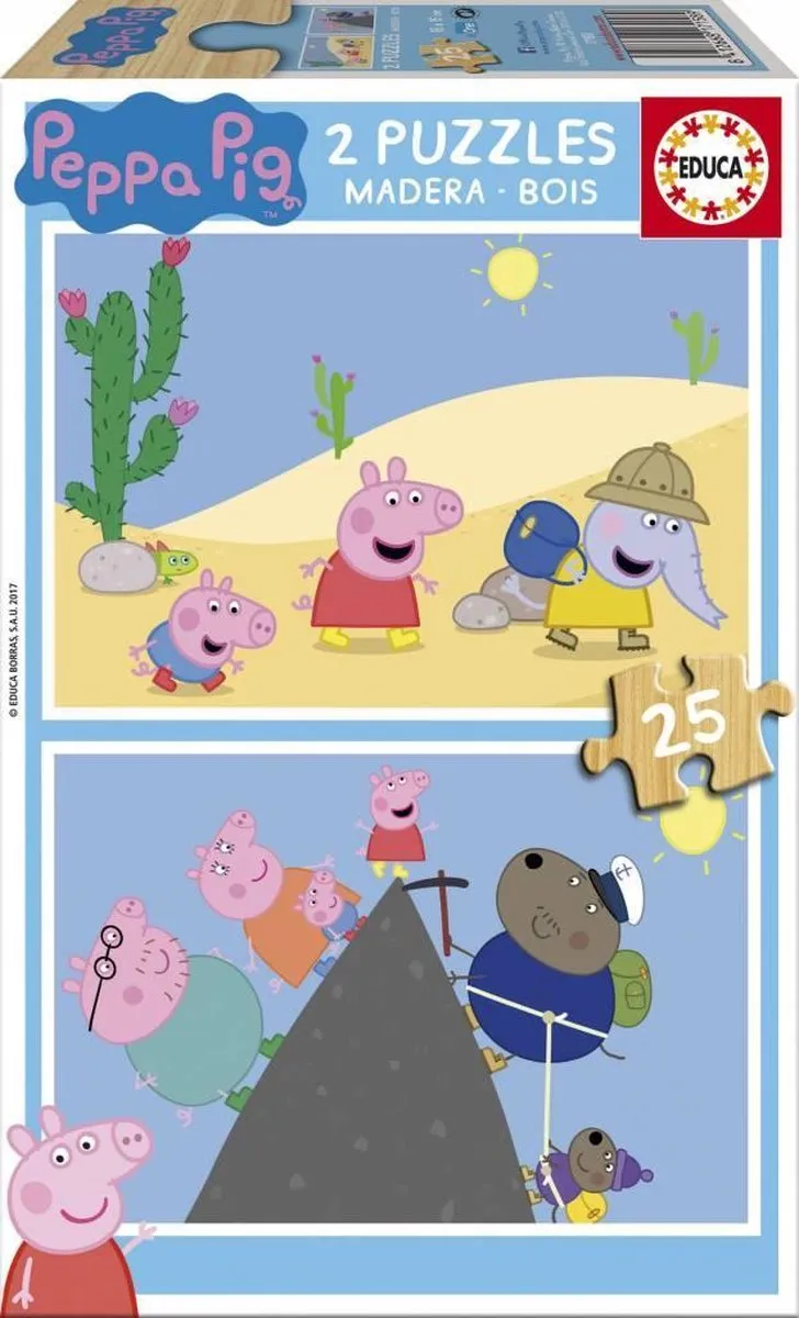 Educa Peppa Pig Houten Puzzle