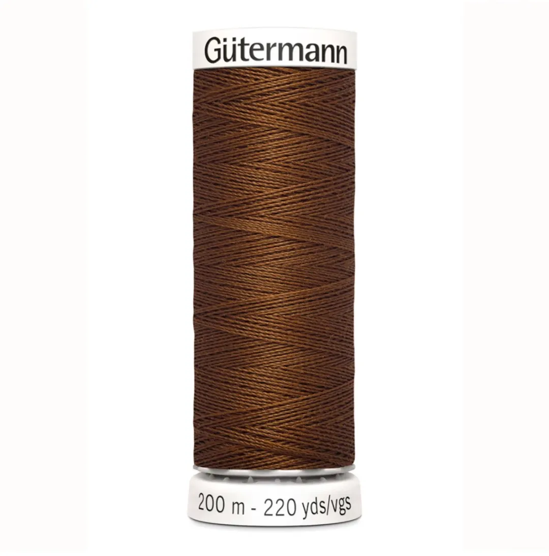 Gutermann Polyester Naaigaren 200m - Bruin