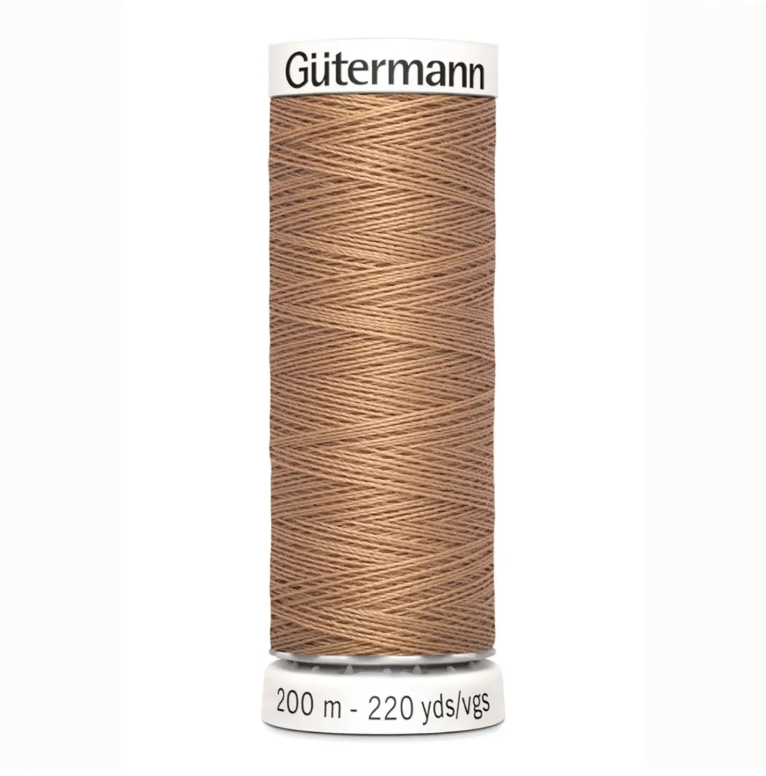 Gutermann Polyester Naaigaren 200m - Bruin