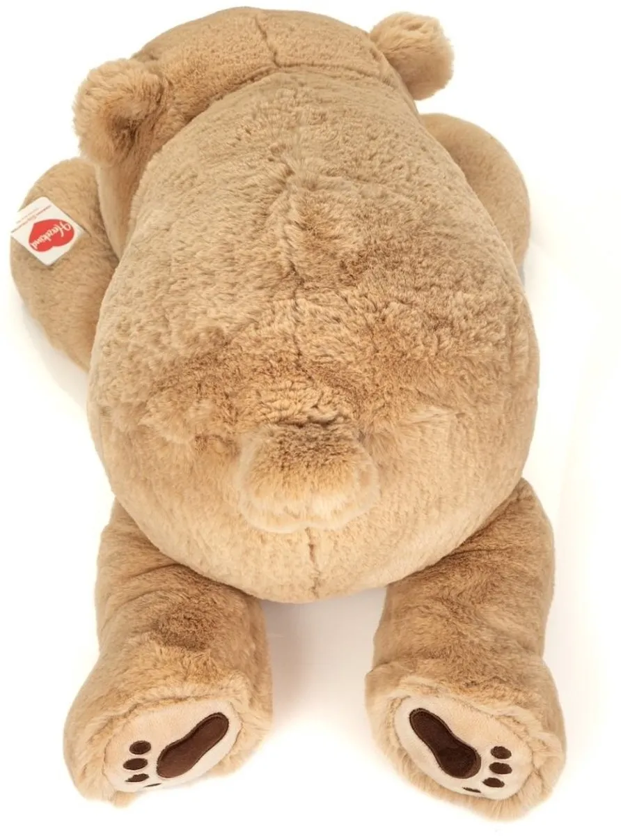 Knuffel Beer Brownie Liggend 55cm