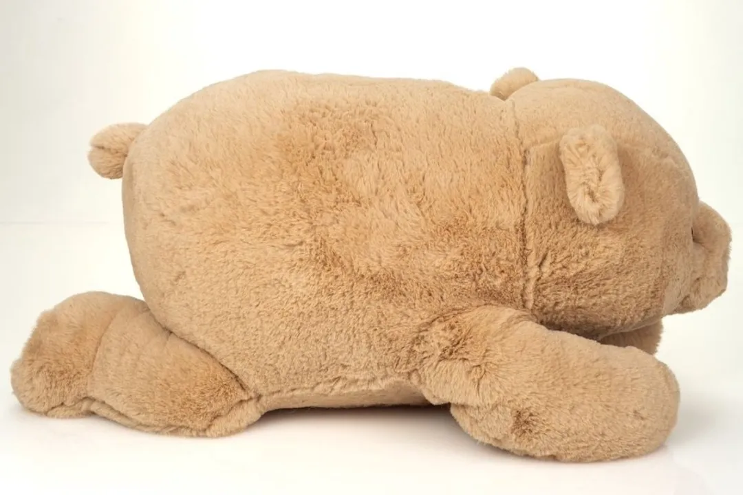 Knuffel Beer Brownie Liggend 55cm