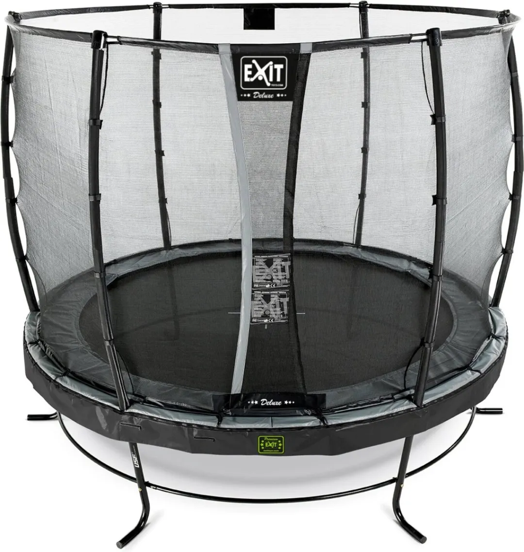 EXIT Elegant Premium Trampoline Ø253cm - Zwart