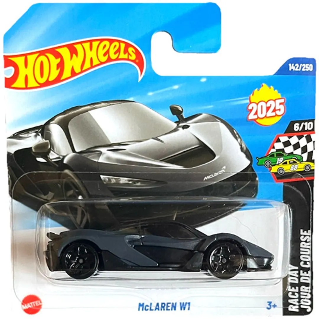 Hot Wheels McLaren W1 21A Race Day Short Card 2025