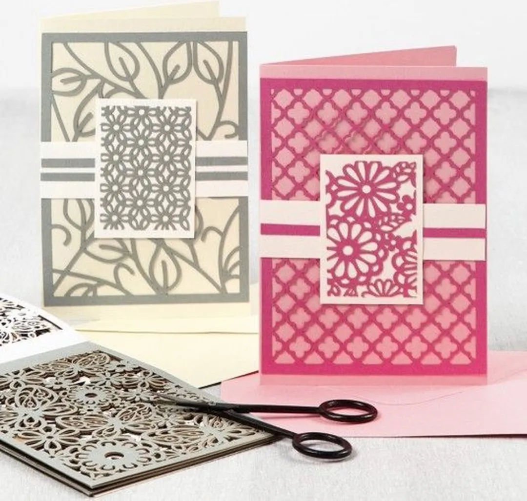 Creativ Company Kaarten & Enveloppen 10,5x15cm Grijs - 6 Stuks