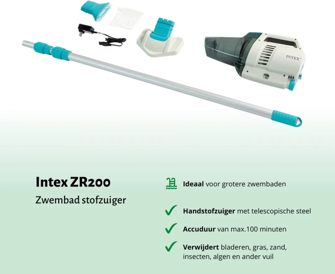 Intex 28210NP-Blauw Rond Frame Zwembad 366x76cm - Blauw