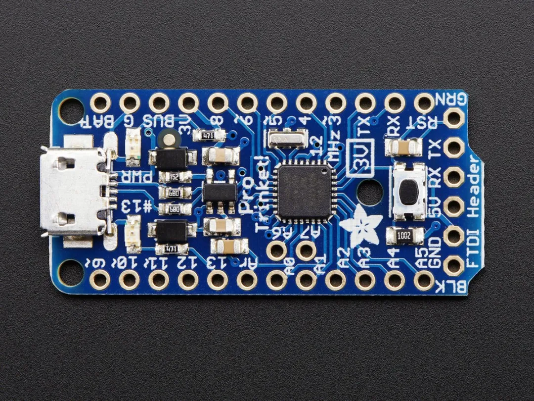 Adafruit Pro Trinket 3V 12MHz - Blauw